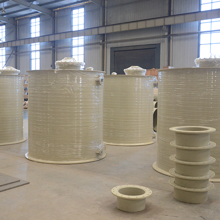 PPH storage tank for chemical liquid storage, using 25m  Anti corrosion acid alkali polypropylene winding material tank