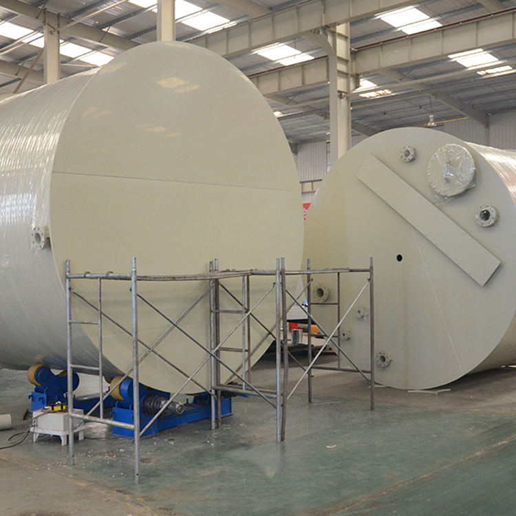 PPH storage tank for chemical liquid storage, using 25m  Anti corrosion acid alkali polypropylene winding material tank