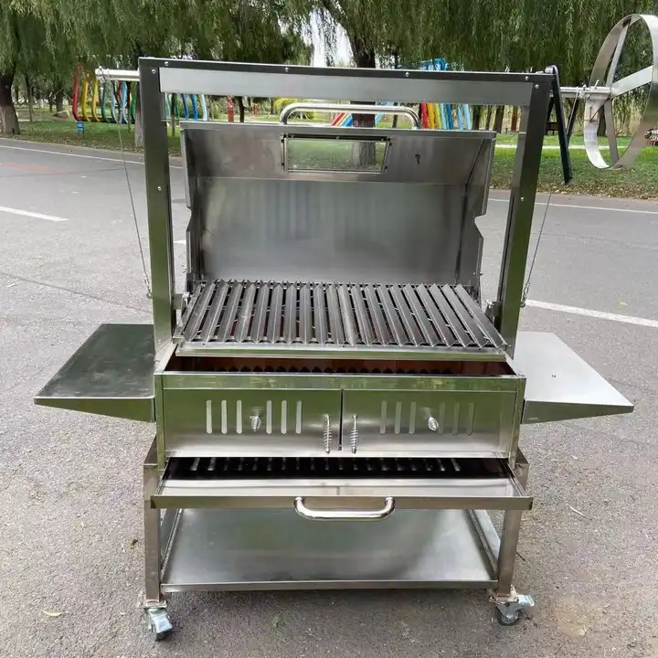 HNSCBBQ Charcoal Grill Santa Maria Argentinian Outdoor s Kitchen