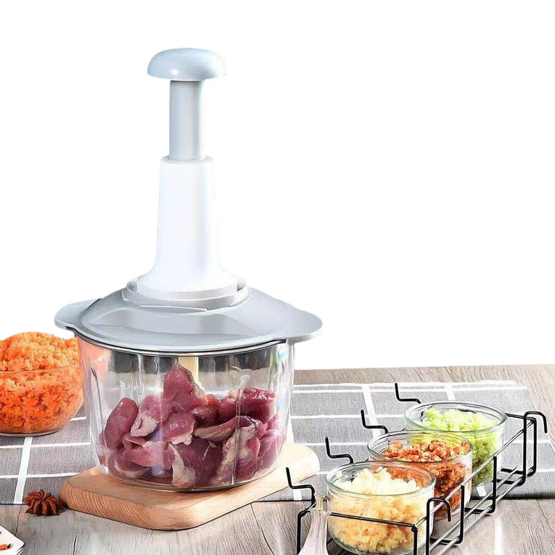 HNSCKitchen accessories stainless steel multifunctional handheld food chopper meat vegetable onion press