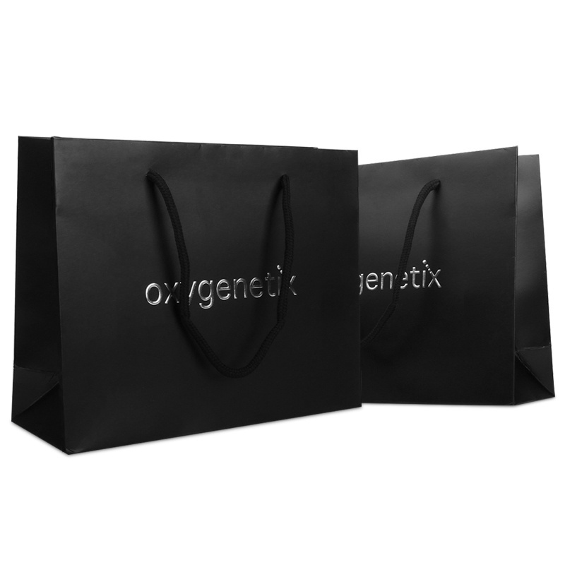 custom sac papier personnalisable avec logo vente en gros craft kraft de lux pas cher pour shopping