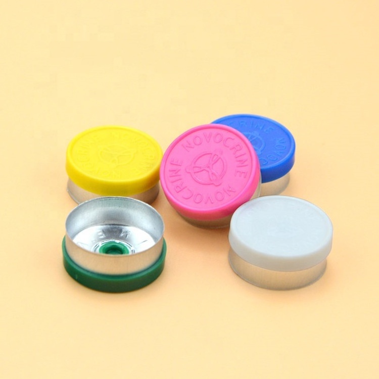 Custom logo 13mm 20mm aluminium vial cap flip top cap for vials