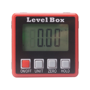 Digital Level Angle Finder Bevel Box Magnetic Base Backlight Tilt Direction Indicator Inclinometer Gauge 360deg