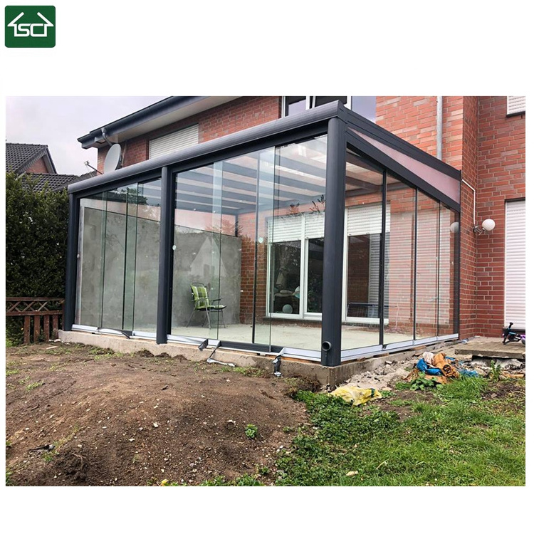 Outdoor and Veranda with Glass Sliding Doors