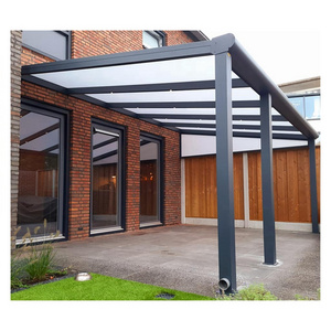 Wholesale Aluminum Canopy Gazebos Roof Polycarbonate Balcony Patio Cover for Terrassenberdachung