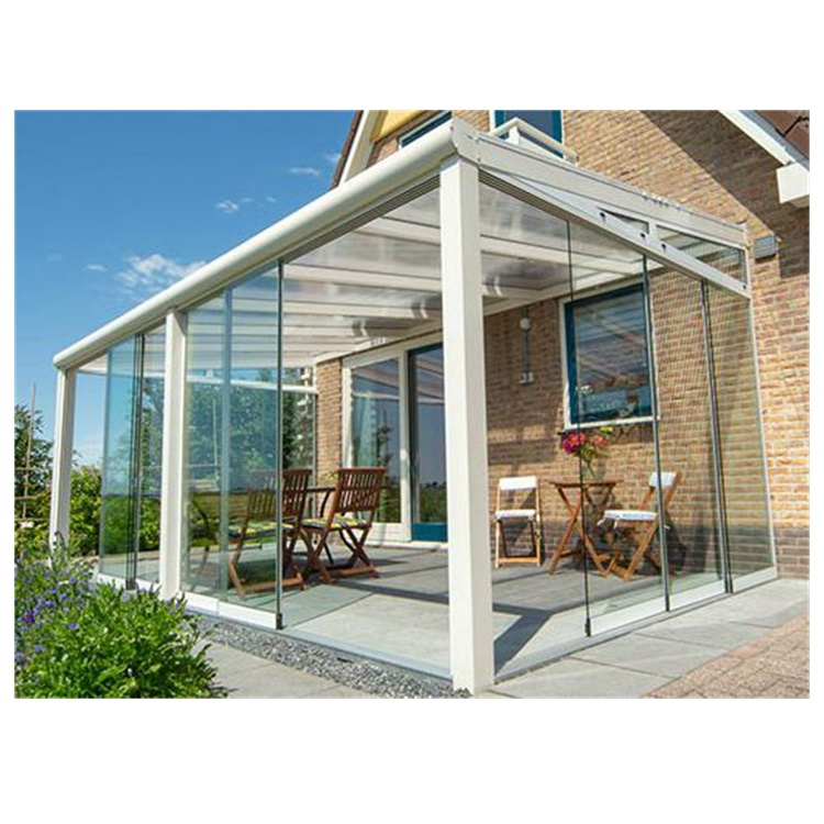 conservatory sun room glass house free standing veranda sunroom house 4 season aluminium glass sunrooms for solarium