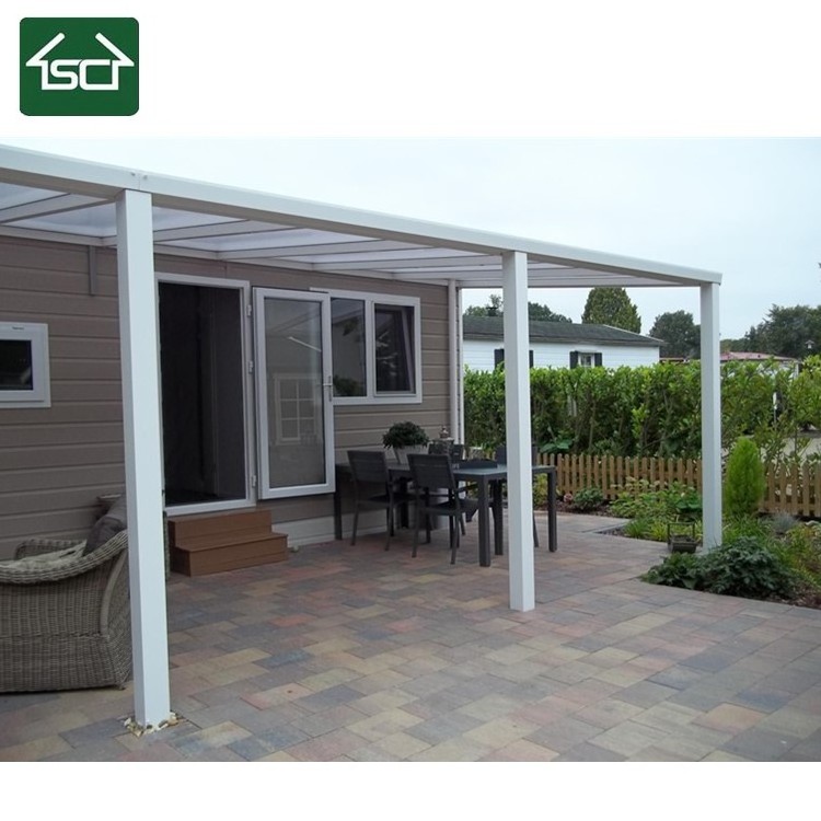 DIY design Outdoor 100% Anti-UV veranda retractable sunroom 4 season sunroom houses