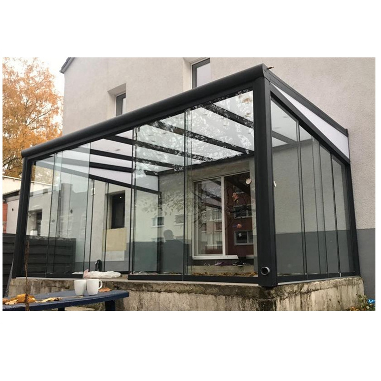 conservatory sun room glass house free standing veranda sunroom house 4 season aluminium glass sunrooms for solarium