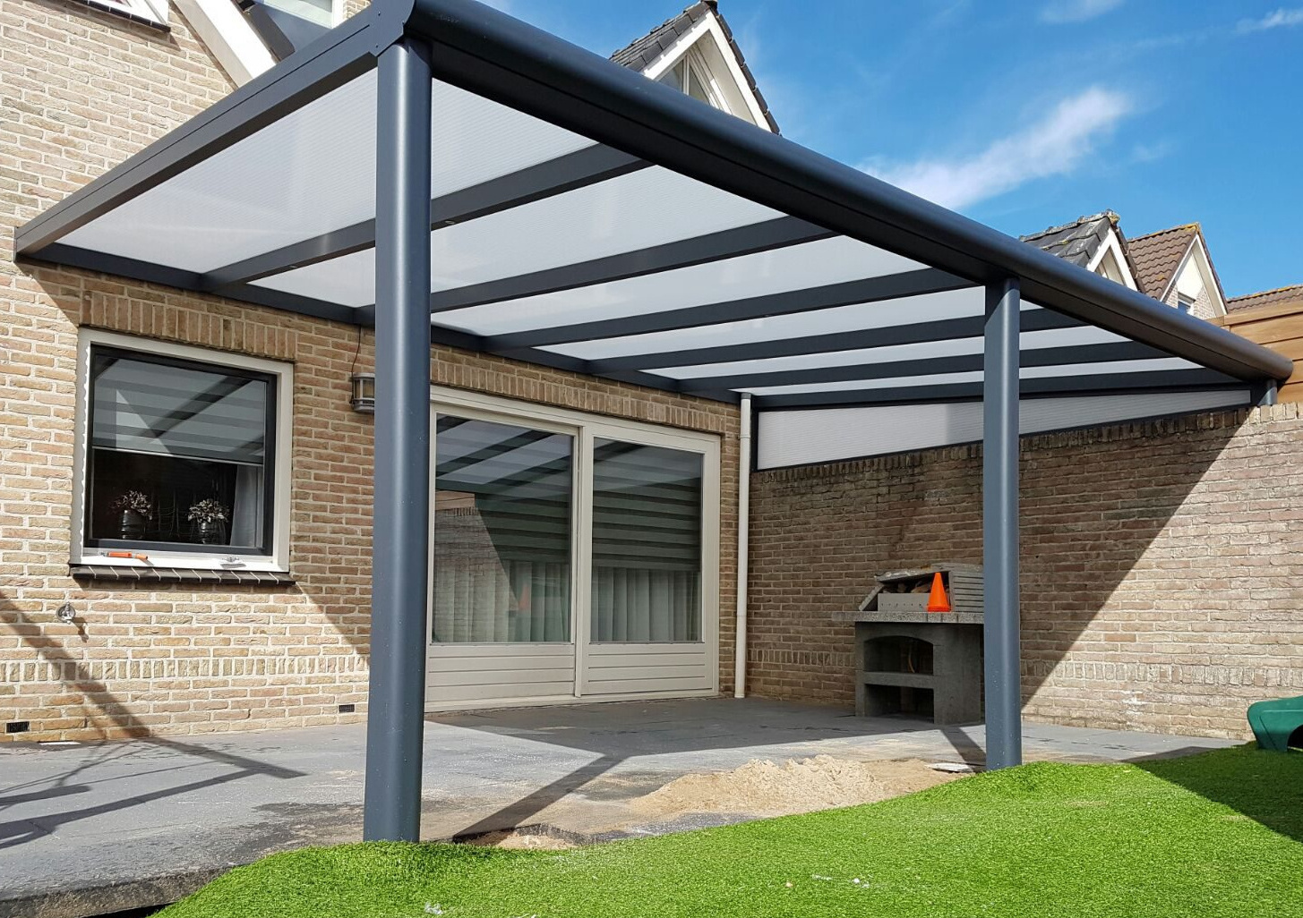 Outdoor Gazebo Pergola Aluminum Outdoor Pergola with glass Pergola Roof system