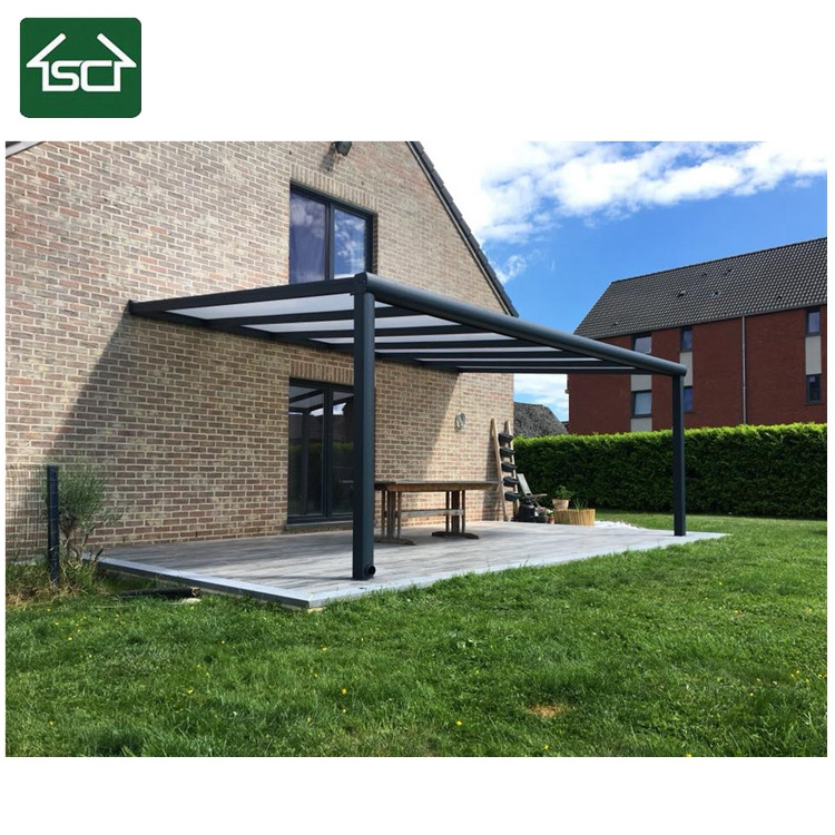 Modern aluminum Pergola gazebo outdoor 5x4 pergola with metal pergola roof system