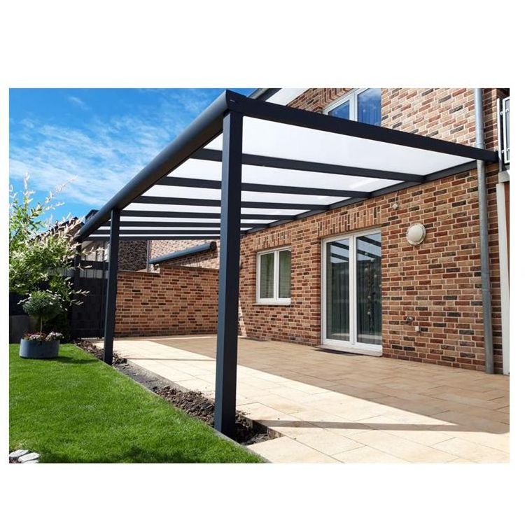 Modern aluminum Pergola gazebo outdoor 5x4 pergola with metal pergola roof system