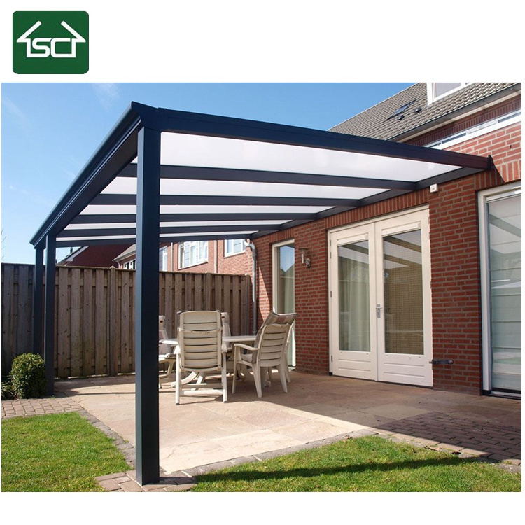 Modern aluminum Pergola gazebo outdoor 5x4 pergola with metal pergola roof system