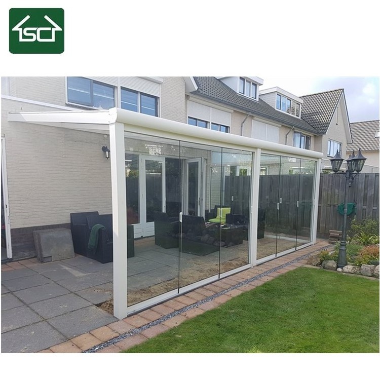 Gazebo Wall Mounted Aluminium Aluminum Alloy Courtyard Pavilion 80 Kg/square Meter Gazebo Manual Gazebo