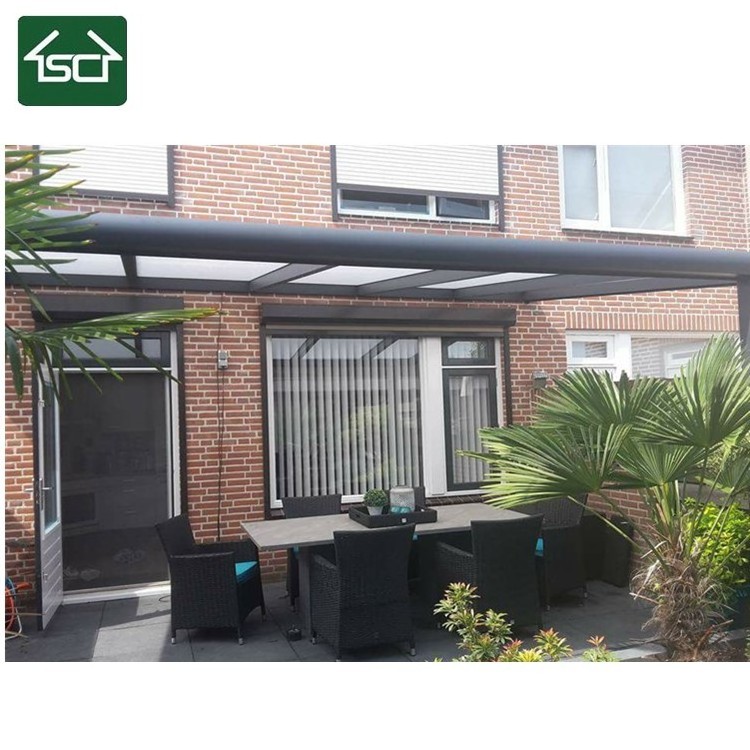 Gazebo Wall Mounted Aluminium Aluminum Alloy Courtyard Pavilion 80 Kg/square Meter Gazebo Manual Gazebo