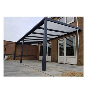 Wall Mounted Aluminium Gazebo with Polycarbonate Panel