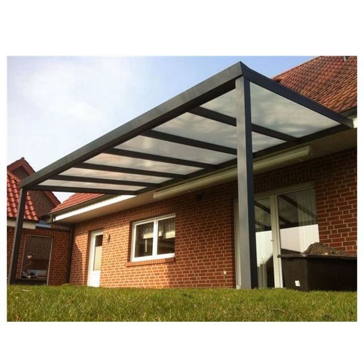 Wall Mounted Aluminium Gazebo with Polycarbonate Panel