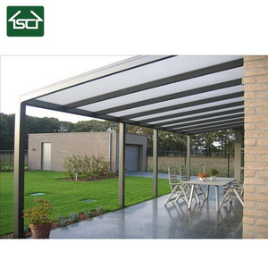 Outdoor waterproof garden gazebo aluminum pergola with pergola roof system