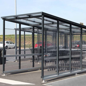 Warehouse Shelter for Supermarket Shopping Trolley or Shopping Cart Shelter