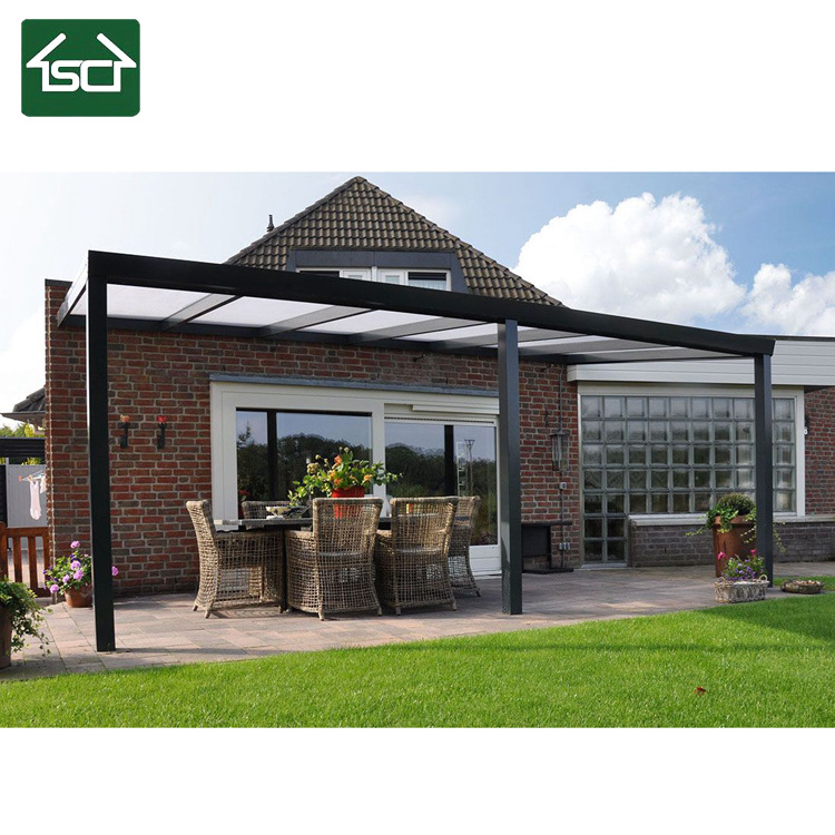 Outdoor waterproof garden gazebo aluminum pergola with pergola roof system