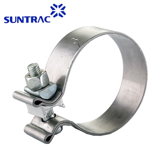 abrazadera 304SS Stainless Steel Car Turbo Use Exhaust System Pipe Coupler Joint O Ring Clamp Accuseal Band Exhaust hose Clamp