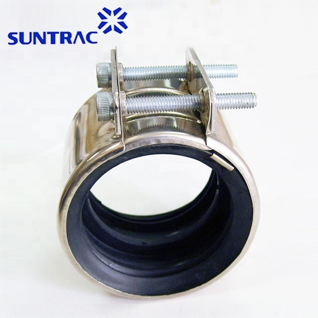 Type CHA pipe coupling/hose clamp with rubber inside abrazadera