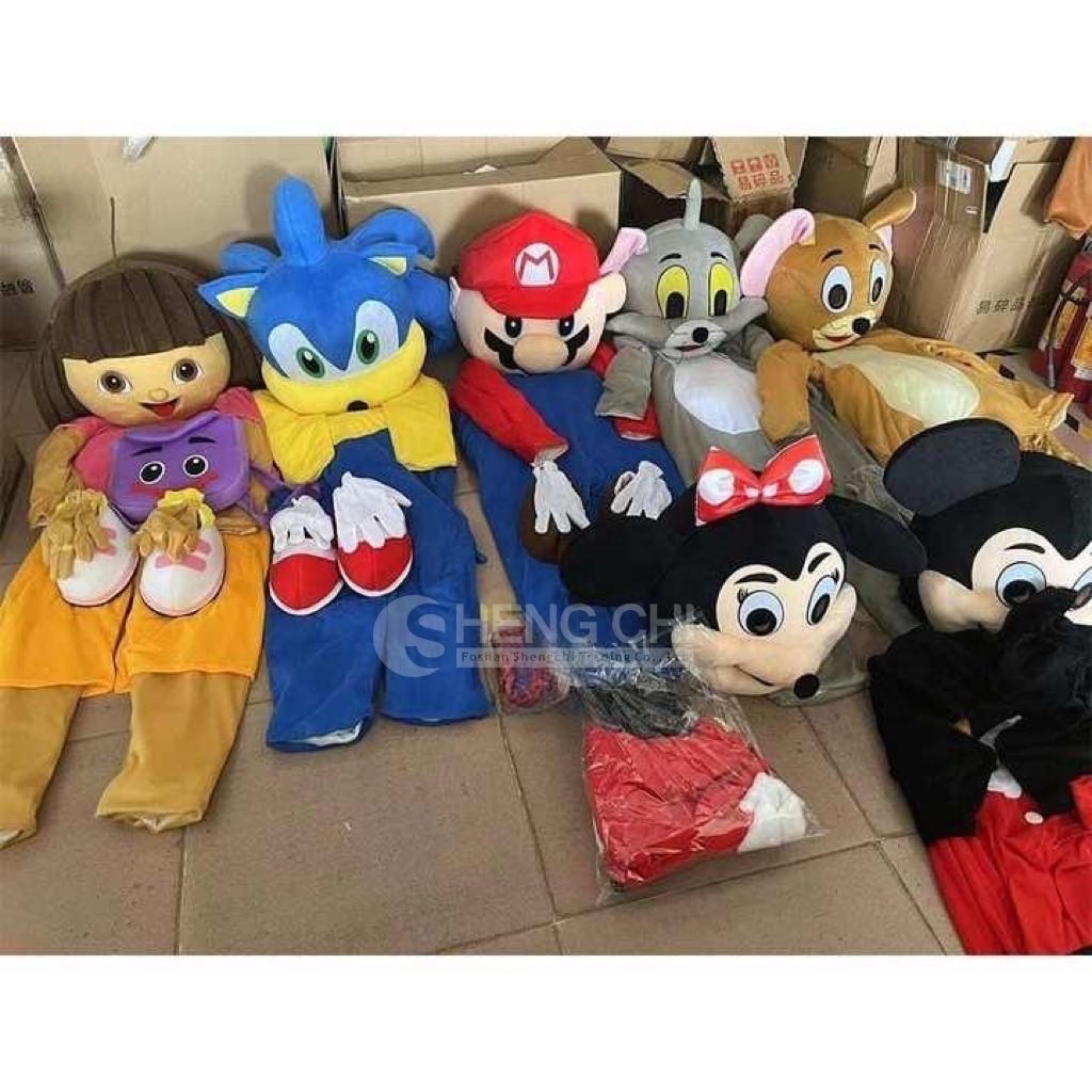 High quality customized cartoon character mascot costume/customized mascot costume