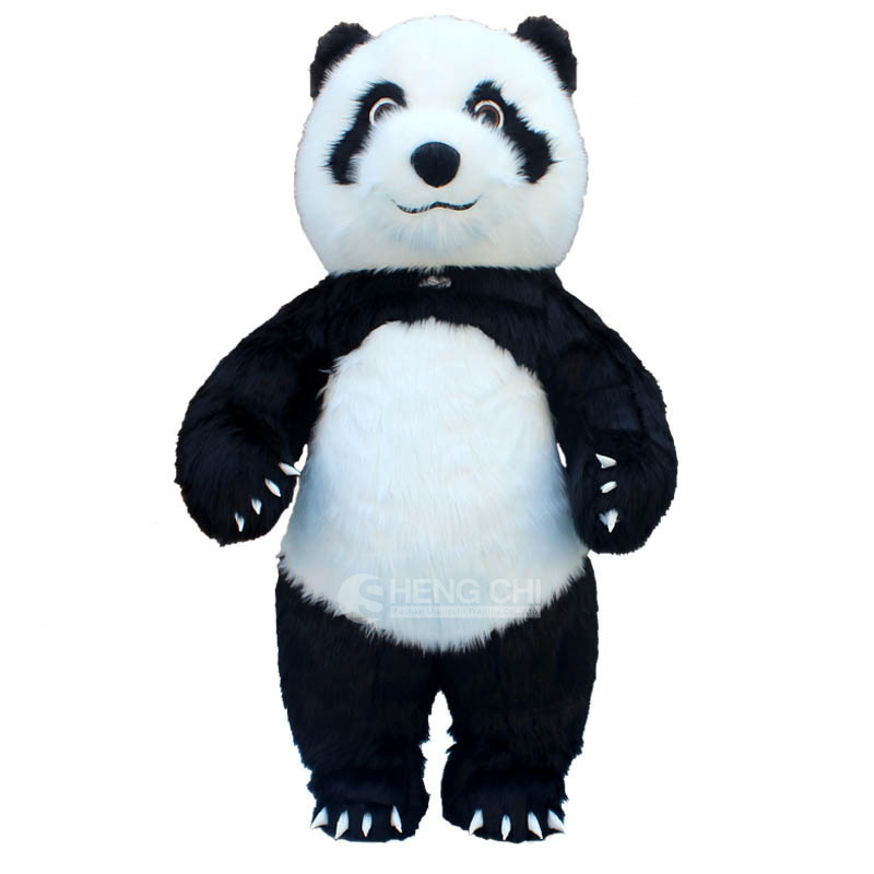 Shengchi CE Inflatable Panda Polar Bear Mascot Costume For Party