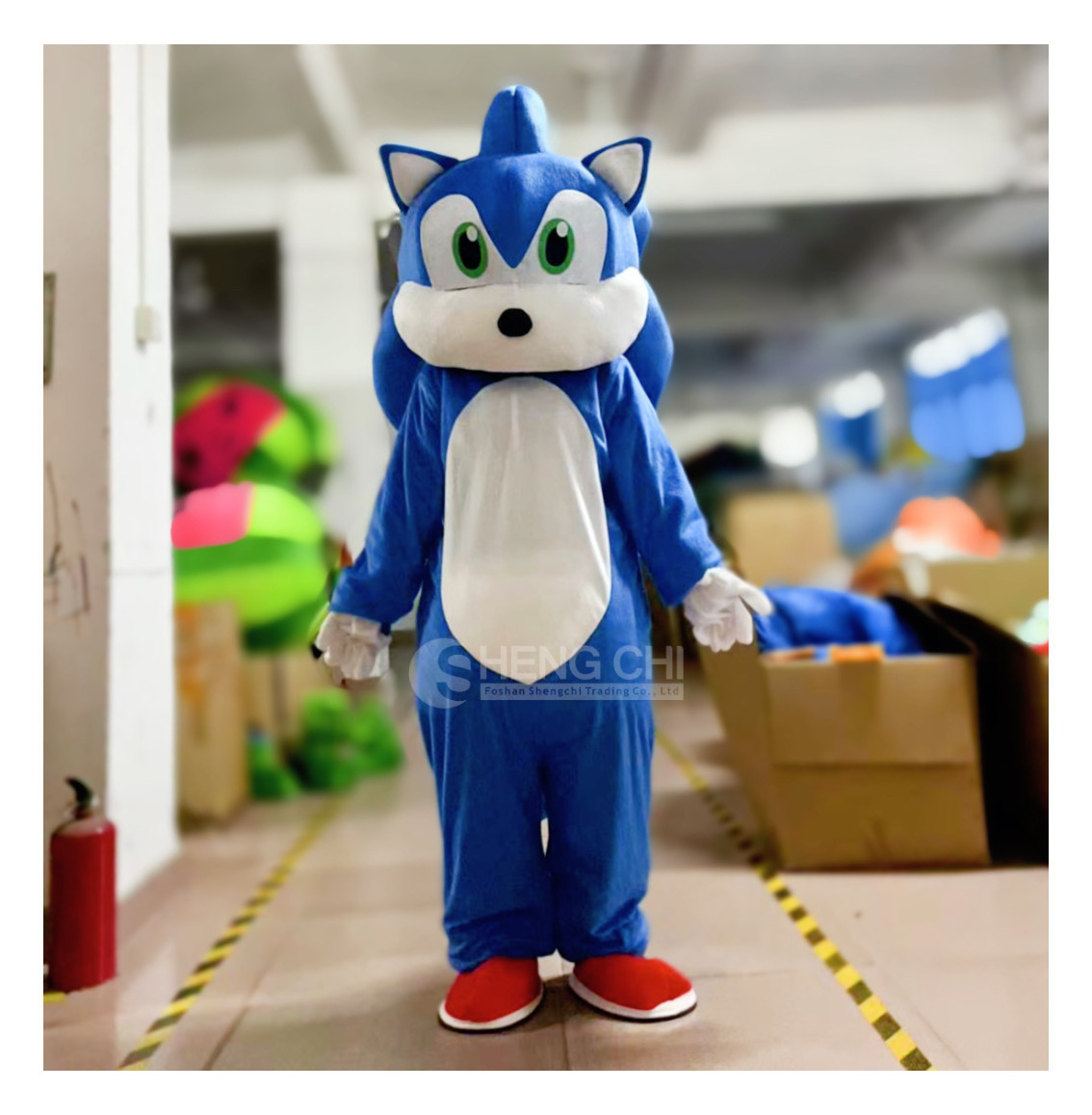 Shengchi Factory True Picture Sonic Mascot Clothing Plush Mascot Clothing Adult