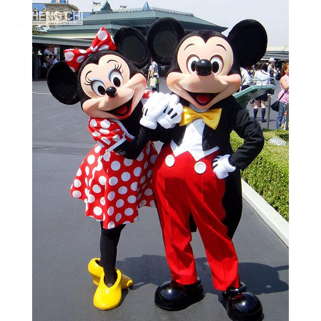 Shengchi Factory True Picture Adult Size Cute Mickey Minnie Cartoon Role Playing Mouse Mascot Clothing for Sale