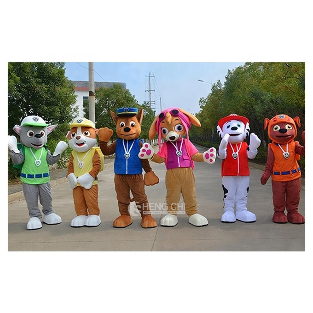 high quality paw patrol Dog Mascot Role Playing Mascot Costume Dog Cartoon Mascot Costume