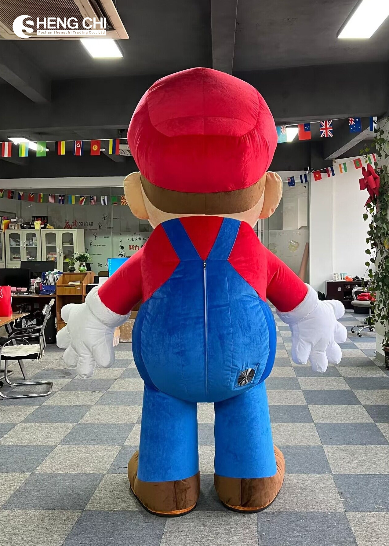 Shengchi MOQ 1 PIECE  inflatable cartoon character super mario mascot costume for sale super mario costumes for holiday event