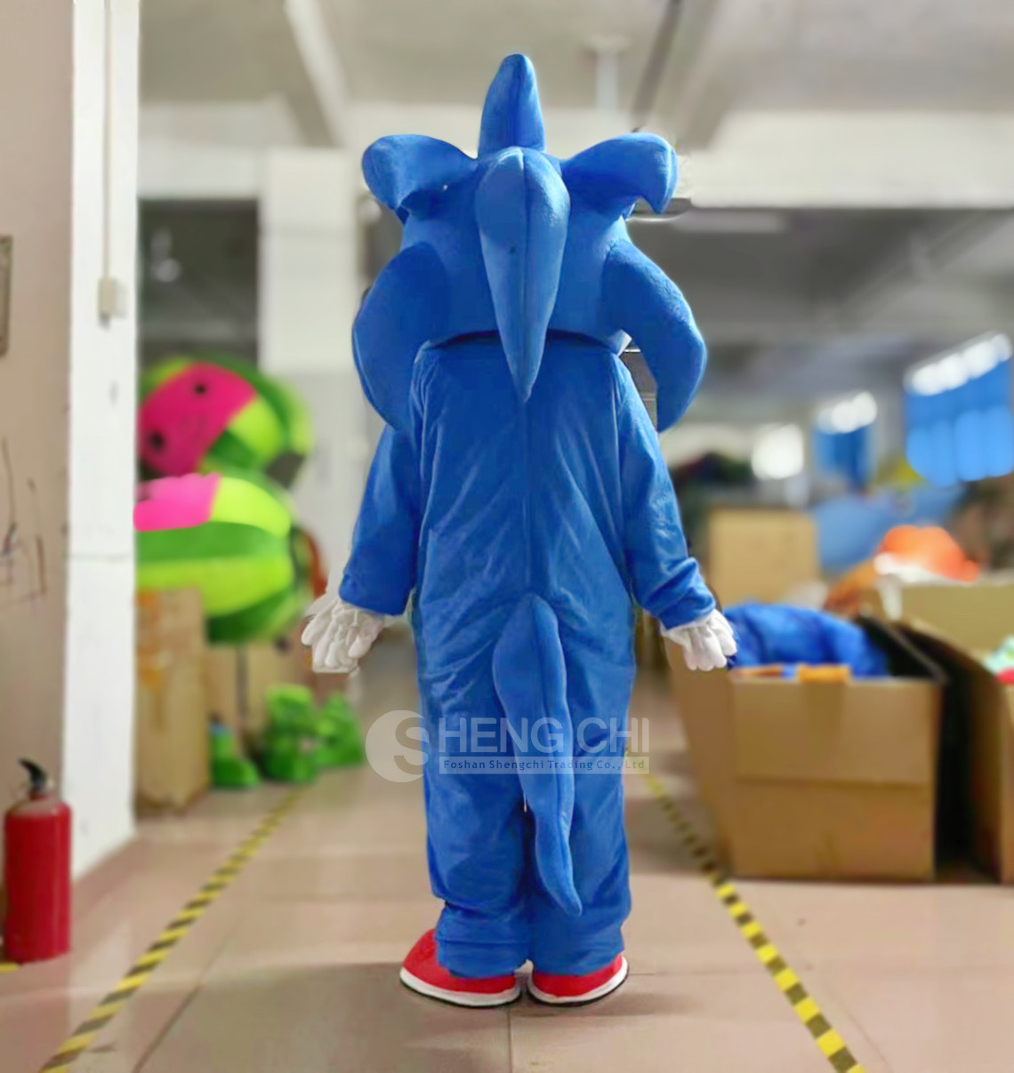 Shengchi Factory True Picture Sonic Mascot Clothing Plush Mascot Clothing Adult