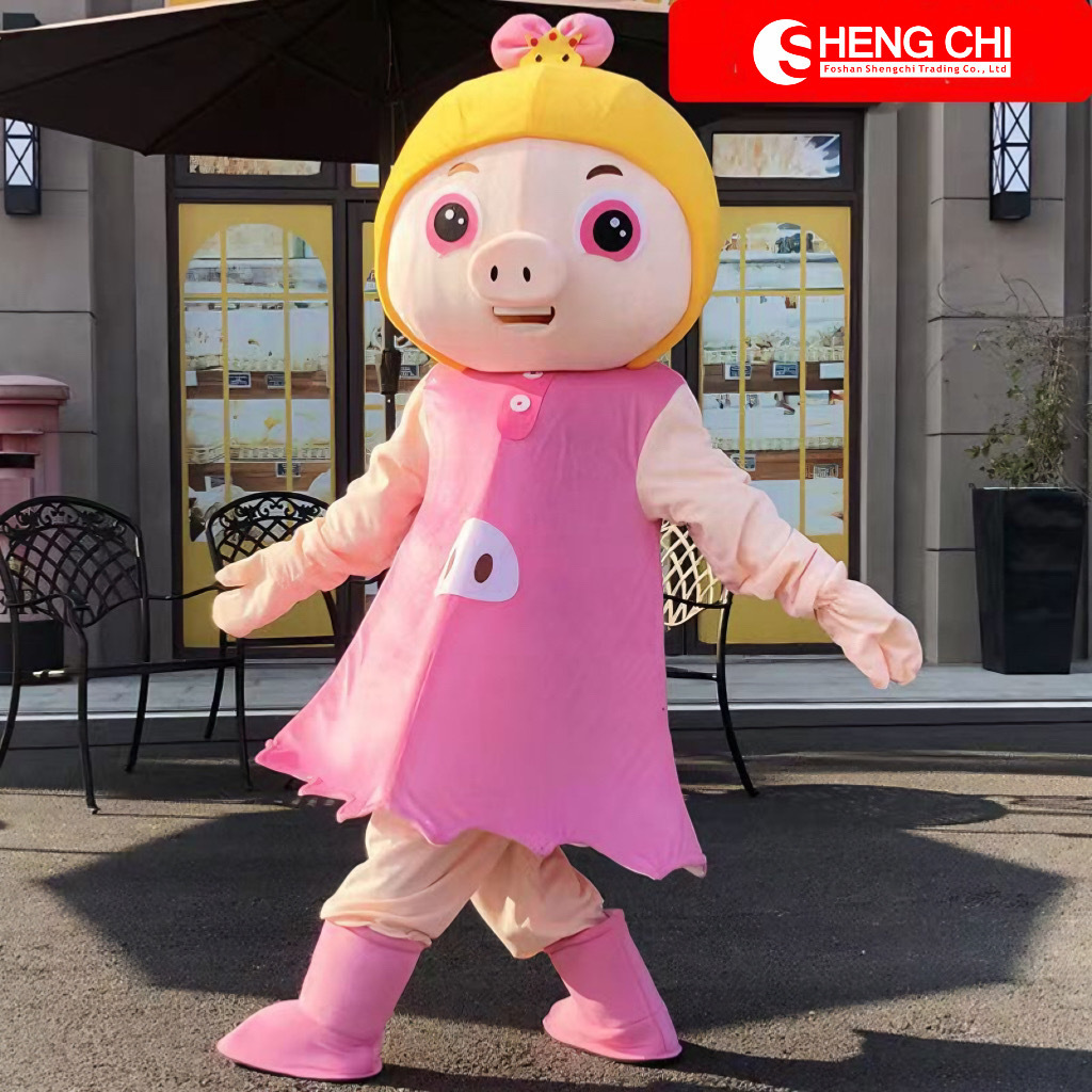 The TV movie cartoon mascot plays the role of GG Bond the clothing is popular Princess Feifei mascot costume