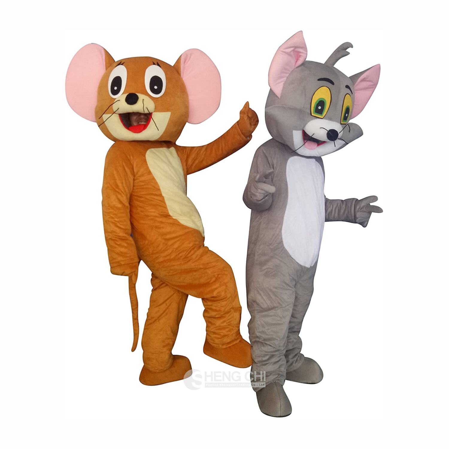 Jerry Mouse and Tom Cat Mascot Costume Cosplay for Sale cat mascot costume