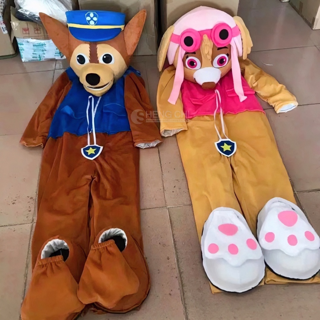 high quality Claw Dog Mascot Costume Cartoon Character prom dress Patrol Dog Adult Mascot Costume cosplay costume