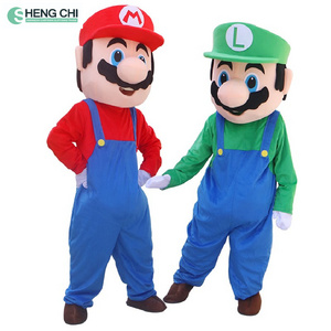 Adult customized plush mascot costumes  TV movie characters Super Mary etc. festival events display mascot costumes