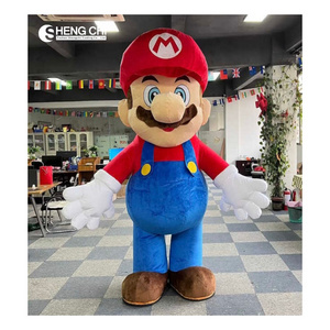 Shengchi MOQ 1 PIECE  inflatable cartoon character super mario mascot costume for sale super mario costumes for holiday event