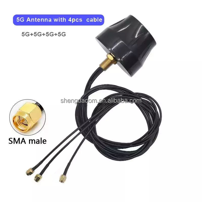 Car GPS antenna 600-6000MHz 3 in 1mobile antenna 2G 3G 4G 5G Mimo communication antenna