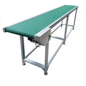 Small Green PVC Belt Conveyor Factory Custom PVC Mini Belt Conveyor Table