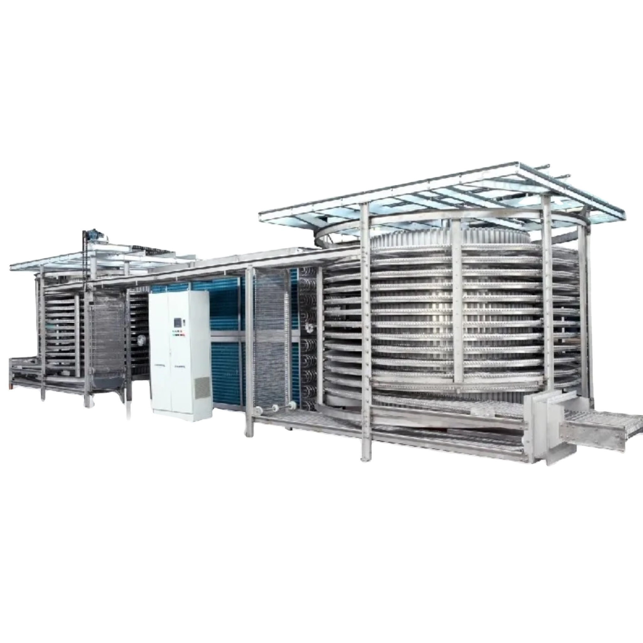 High Quality Cooling Conveyor Flexible Conveyor Flexible Cooling Tower/Spiral Cooling Conveyor For Bakery