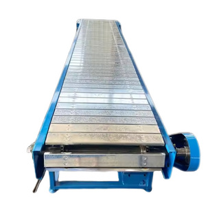 Factory Customized High Temperature Resistant Stainless Steel Transport Equipment Slat Plate Chain Conveyor