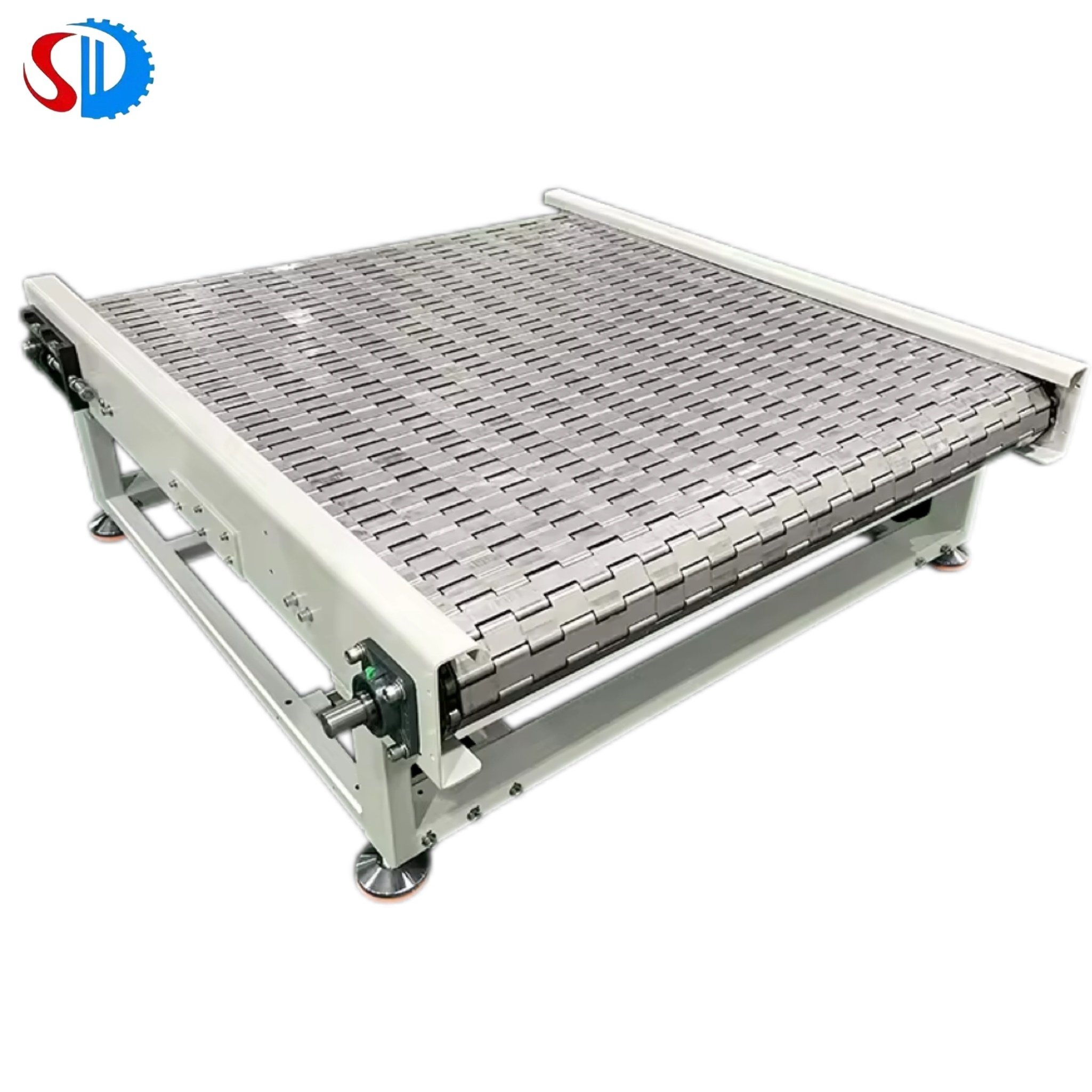 Factory Customized High Temperature Resistant Stainless Steel Transport Equipment Slat Plate Chain Conveyor