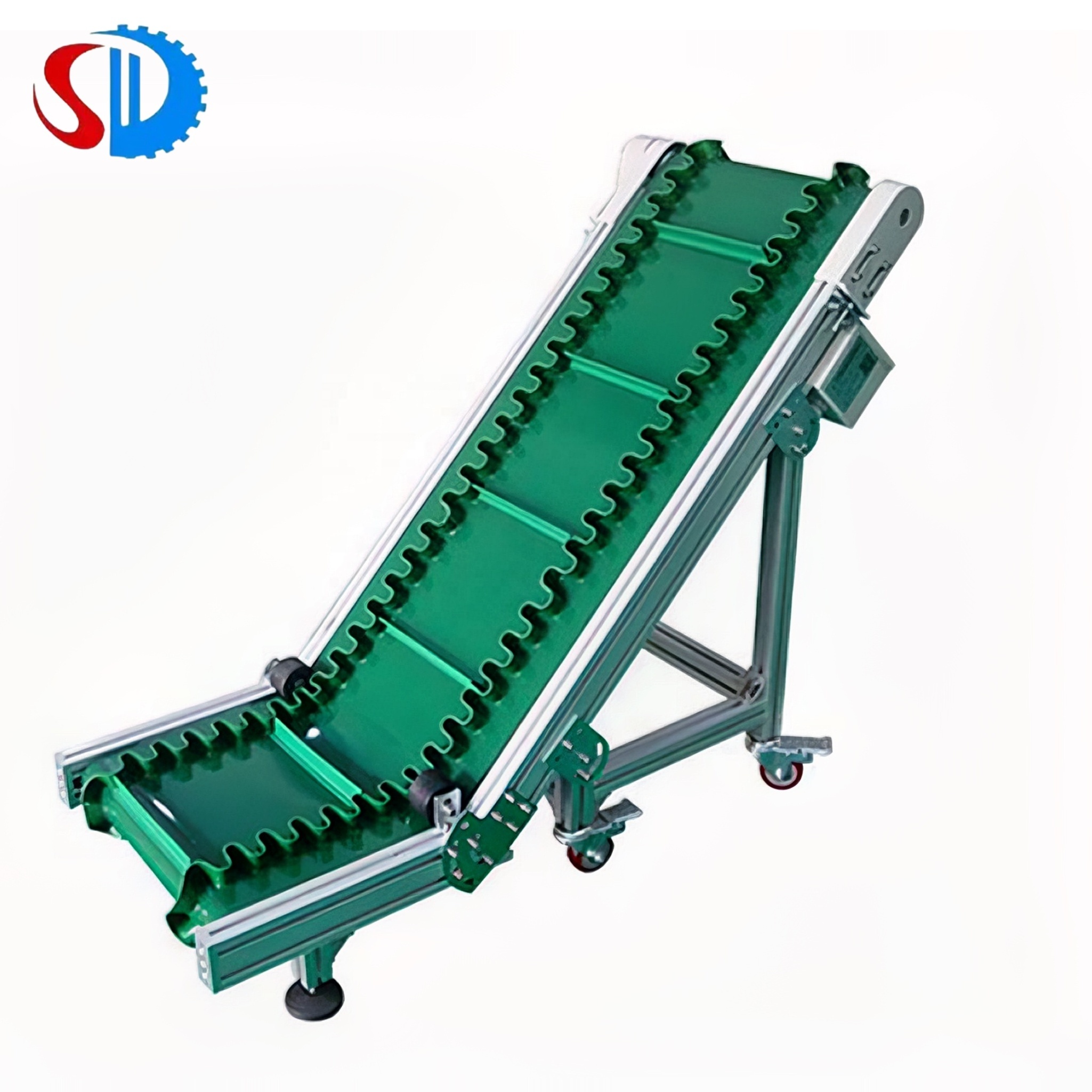 Z Type Food Grade PVC Stainless Steel Incline Bucket Elevator Feeder Rice Seed Nut Grain Hardware Bean Elevator Conveyor