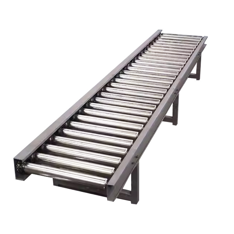 Gravity Conveyors Speed Adjustable Conveyor Roller Stainless Steel Conveyor Logistics Warehouse