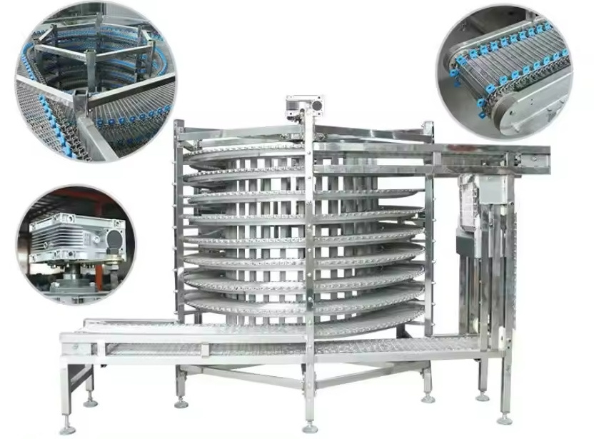 Customized Multi-Layer Mesh Belt Heat-Resistant Spiral Cooling Tower Wear-Resistant Dense Spiral Mesh Belt Conveyor