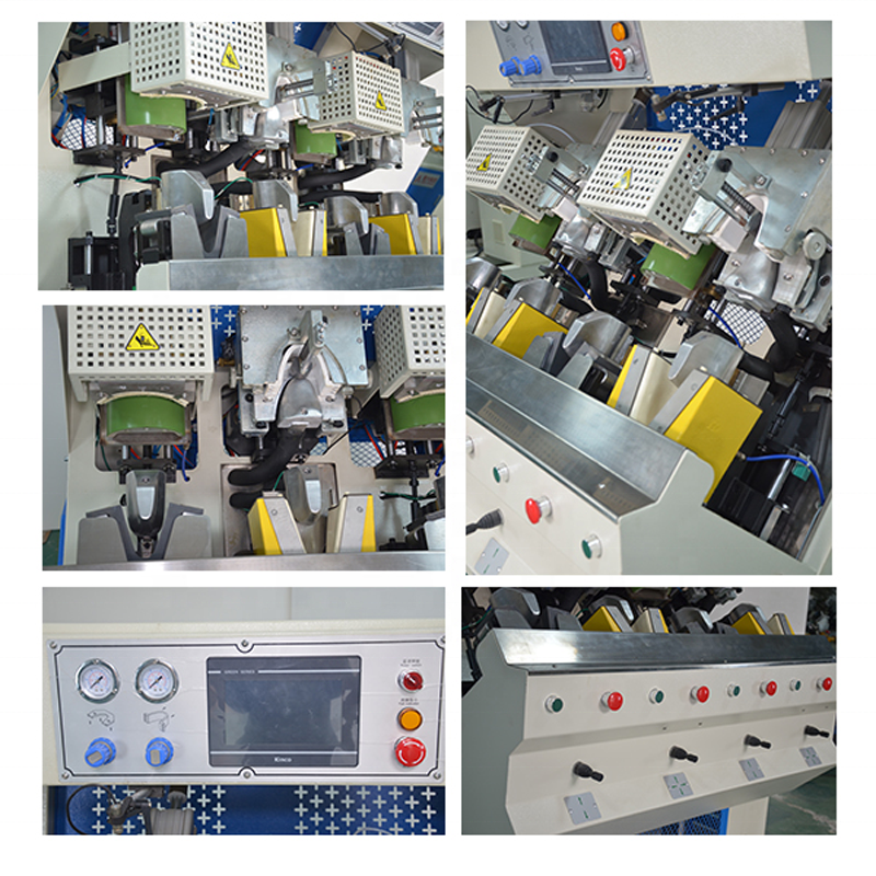 SHENGDA P126 Hydraulic Shoe Sole Pressing Machine Attaching Machine Wall Type  Sport Shoes Making Sole Press Machine