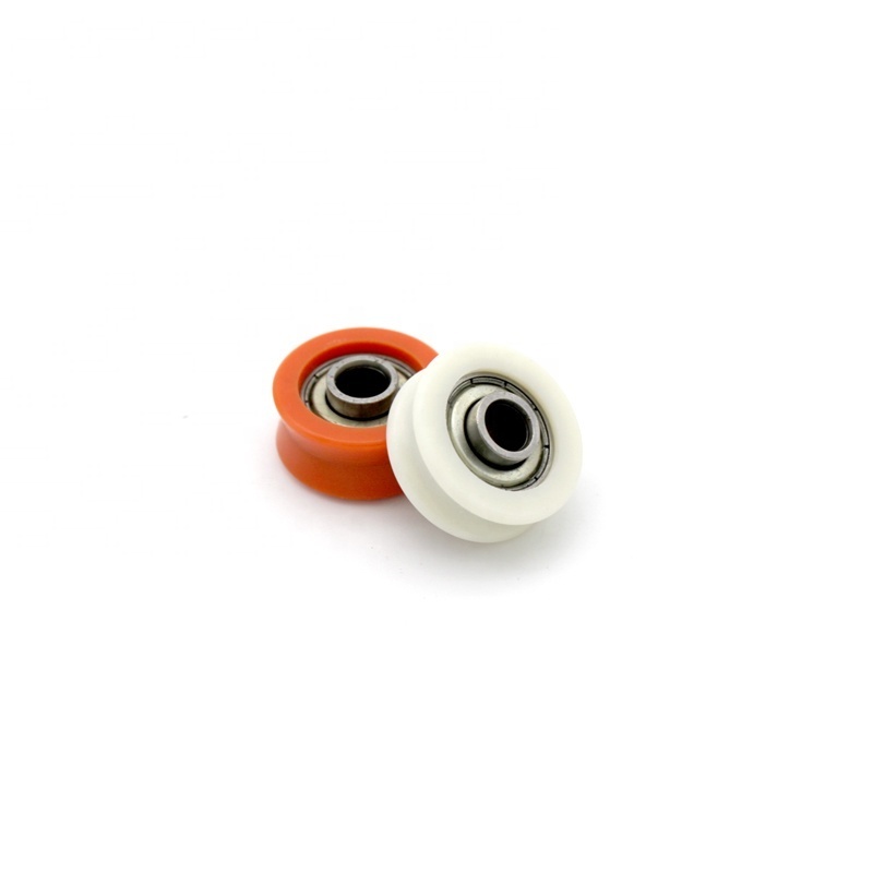 Sliding Door Nylon Round Pulley Ball Bearing Wheel Roller for Door Windows Shower Pulleys Drawer Wheel