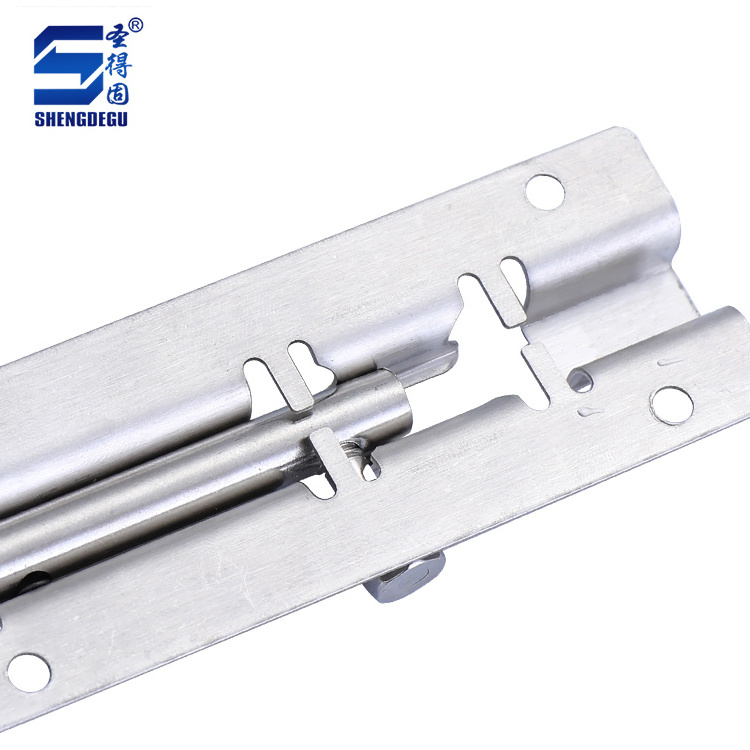 High quality durable door fittings security lock tower sliding door bolt generous 6inch stainless steel door bolt