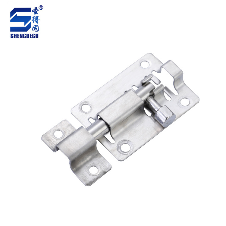 High quality durable door fittings security lock tower sliding door bolt generous 6inch stainless steel door bolt