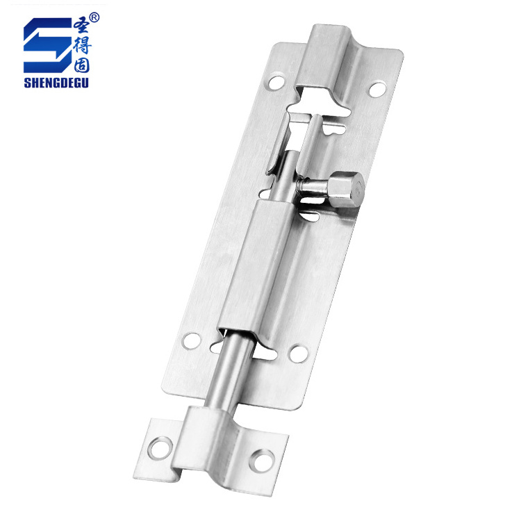 High quality durable door fittings security lock tower sliding door bolt generous 6inch stainless steel door bolt